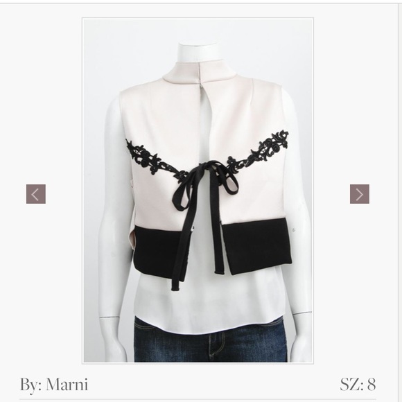 Marni duchess satin crop top - Picture 3 of 5
